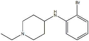 N-(2-bromophenyl)-1-ethylpiperidin-4-amine Struktur