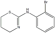 N-(2-bromophenyl)-5,6-dihydro-4H-1,3-thiazin-2-amine Struktur