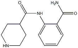 N-(2-carbamoylphenyl)piperidine-4-carboxamide Struktur