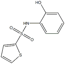 N-(2-hydroxyphenyl)thiophene-2-sulfonamide Struktur