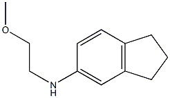 N-(2-methoxyethyl)-2,3-dihydro-1H-inden-5-amine Struktur