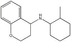 N-(2-methylcyclohexyl)-3,4-dihydro-2H-1-benzopyran-4-amine Struktur