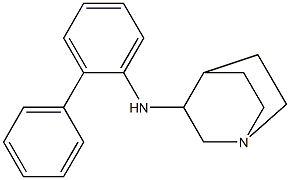 N-(2-phenylphenyl)-1-azabicyclo[2.2.2]octan-3-amine Struktur