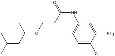 N-(3-amino-4-chlorophenyl)-3-[(4-methylpentan-2-yl)oxy]propanamide Struktur