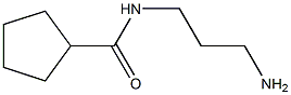 N-(3-aminopropyl)cyclopentanecarboxamide Struktur