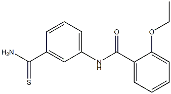 N-(3-carbamothioylphenyl)-2-ethoxybenzamide Struktur