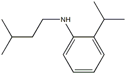 N-(3-methylbutyl)-2-(propan-2-yl)aniline Struktur