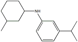 N-(3-methylcyclohexyl)-3-(propan-2-yl)aniline Struktur