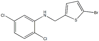 N-[(5-bromothiophen-2-yl)methyl]-2,5-dichloroaniline Struktur