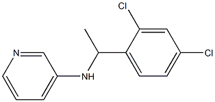 N-[1-(2,4-dichlorophenyl)ethyl]pyridin-3-amine Struktur