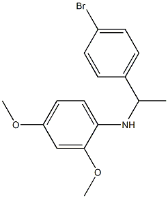 N-[1-(4-bromophenyl)ethyl]-2,4-dimethoxyaniline Struktur