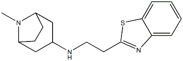 N-[2-(1,3-benzothiazol-2-yl)ethyl]-8-methyl-8-azabicyclo[3.2.1]octan-3-amine Struktur