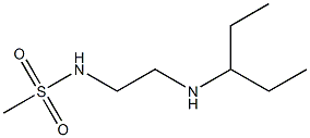 N-[2-(pentan-3-ylamino)ethyl]methanesulfonamide Struktur