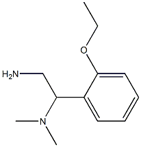 N-[2-amino-1-(2-ethoxyphenyl)ethyl]-N,N-dimethylamine Struktur