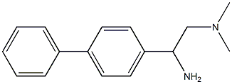 N-[2-amino-2-(1,1'-biphenyl-4-yl)ethyl]-N,N-dimethylamine Struktur