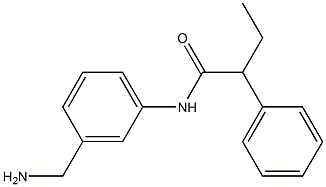 N-[3-(aminomethyl)phenyl]-2-phenylbutanamide Struktur