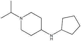 N-cyclopentyl-1-(propan-2-yl)piperidin-4-amine Struktur