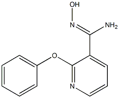 N'-hydroxy-2-phenoxypyridine-3-carboximidamide Struktur