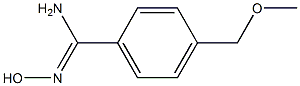 N'-hydroxy-4-(methoxymethyl)benzenecarboximidamide Struktur