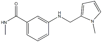 N-methyl-3-{[(1-methyl-1H-pyrrol-2-yl)methyl]amino}benzamide Struktur