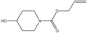 prop-2-en-1-yl 4-hydroxypiperidine-1-carboxylate Struktur