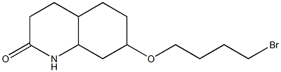 7-(4-Bromo-butoxy)-octahydro-quinolin-2-one Struktur