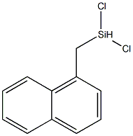 Naphthylmethyldichlorosilane Struktur