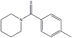 1-(4-methylbenzothioyl)piperidine Struktur