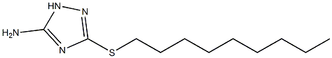 3-(nonylsulfanyl)-1H-1,2,4-triazol-5-amine Struktur