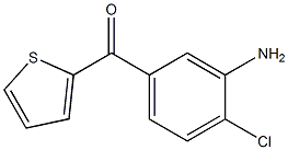 (3-amino-4-chlorophenyl)(2-thienyl)methanone Struktur