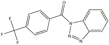 1-[4-(trifluoromethyl)benzoyl]-1H-1,2,3-benzotriazole Struktur