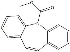 methyl 5H-dibenzo[b,f]azepine-5-carboxylate Struktur