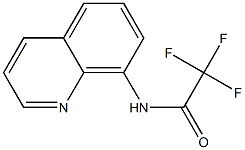 2,2,2-trifluoro-N-(8-quinolinyl)acetamide Struktur