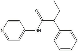 2-phenyl-N-(4-pyridinyl)butanamide Struktur