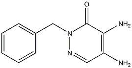 4,5-diamino-2-benzyl-3(2H)-pyridazinone Struktur