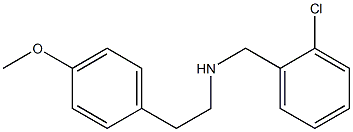 N-(2-chlorobenzyl)-2-(4-methoxyphenyl)ethanamine Struktur