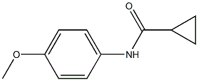 N-(4-methoxyphenyl)cyclopropanecarboxamide Struktur