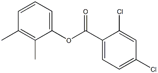 2,3-dimethylphenyl 2,4-dichlorobenzoate Struktur