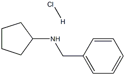 N-benzyl-N-cyclopentylamine hydrochloride Struktur