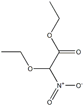 Ethoxy(nitro)acetic acid ethyl ester Struktur