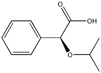 [S,(+)]-Isopropyloxyphenylacetic acid Struktur