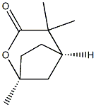 (1S,5R)-1,4,4-Trimethyl-2-oxabicyclo[3.2.1]octan-3-one Struktur