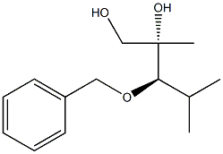 (2S,3R)-3-Benzyloxy-2,4-dimethylpentane-1,2-diol Struktur