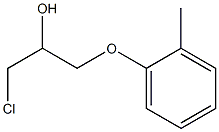 1-Chloro-3-(2-methylphenoxy)propane-2-ol Struktur