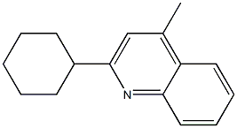 2-Cyclohexyl-4-methylquinoline Struktur