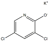 Potassium 3,5-dichloropyridine-2-olate Struktur