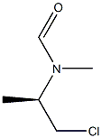 (-)-N-[(R)-2-Chloro-1-methylethyl]-N-methylformamide Struktur