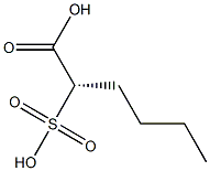 [S,(+)]-2-Sulfohexanoic acid Struktur