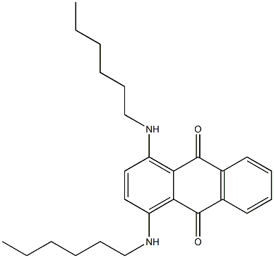 1,4-Bis(hexylamino)anthraquinone Struktur