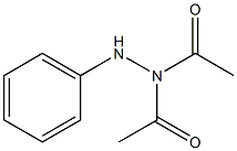 1,1-Diacetyl-2-phenylhydrazine Struktur